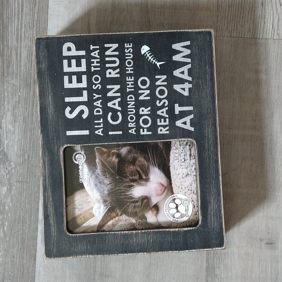 Other - Funny cat photo frame black NWT